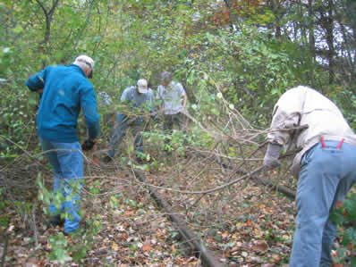 Rail Trail Clean-up Acton, Massachusetts