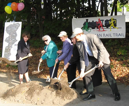 Ground Breaking October 2007 Bruce Freeman Rail Trail