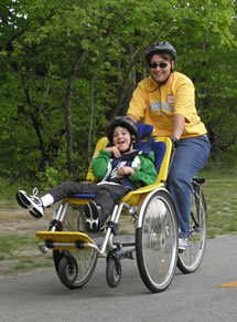 tandem bike for disabled