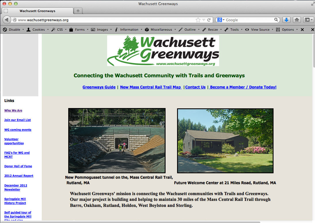 Bruce Freeman Rail Trail Website - image 3 - student project